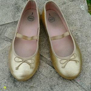 Girls Glitter Ballet Flats